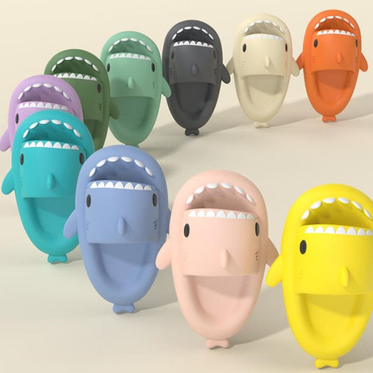 Sandales Requin pour Adultes - Bestseller - Confort Intérieur/Extérieur, Style Dessin Animé Drôle - parisienne chic