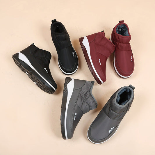 Bottes Courtes Chaleur Femme, Augmentant la Taille - parisienne chic