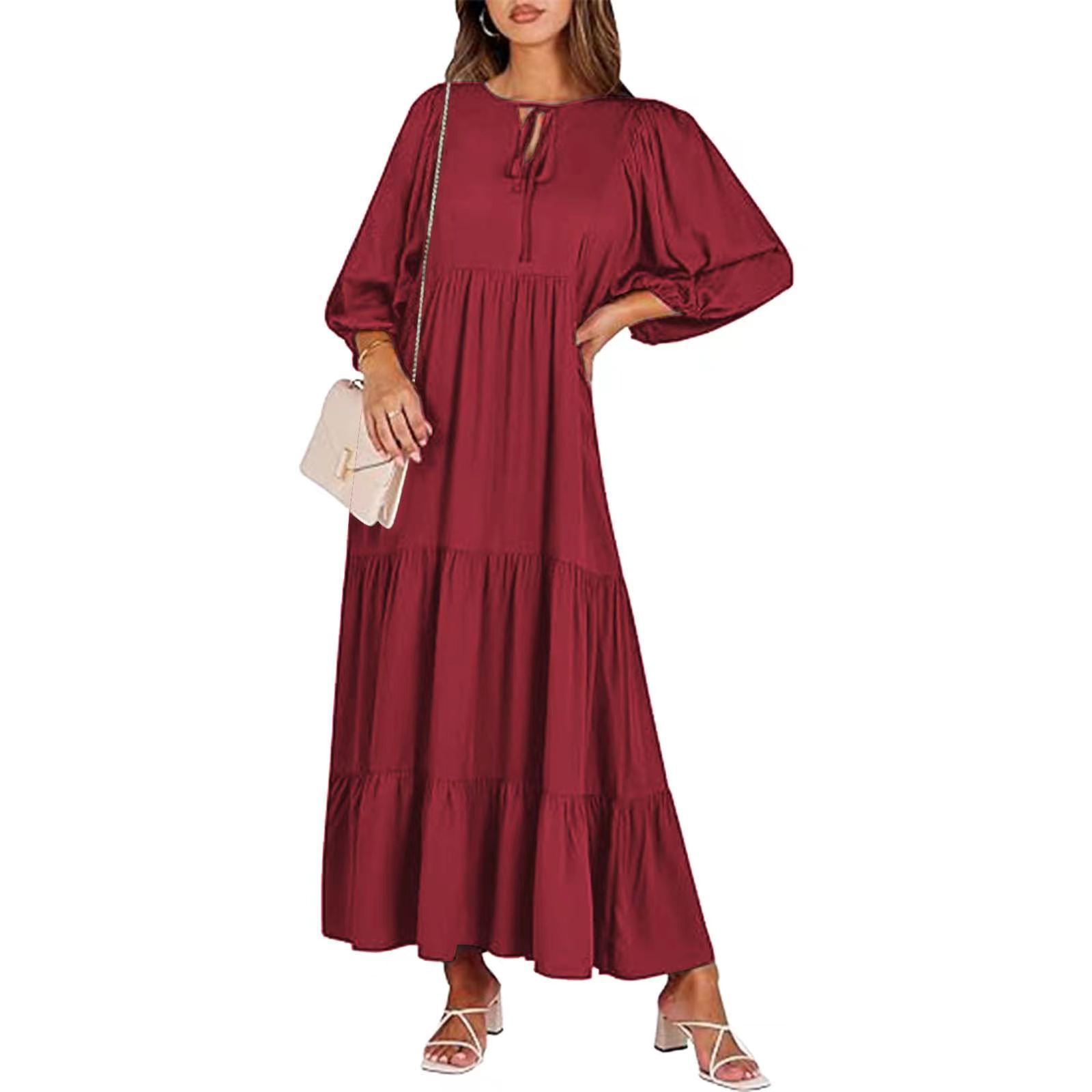 Robe Bohème d'Été Vintage pour Femme – Élégante & Décontractée - parisienne chic